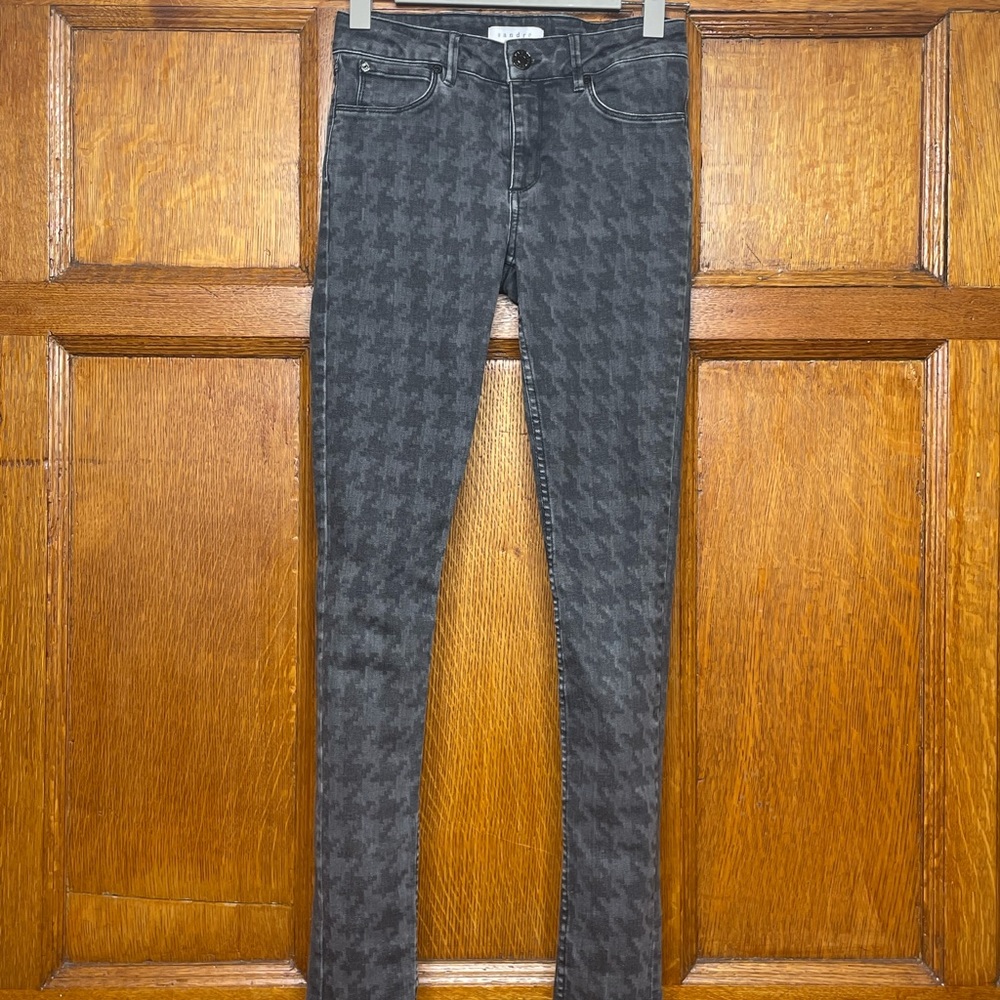 Sandro Houndstooth Skinny Jeans - Picture 5 of 7